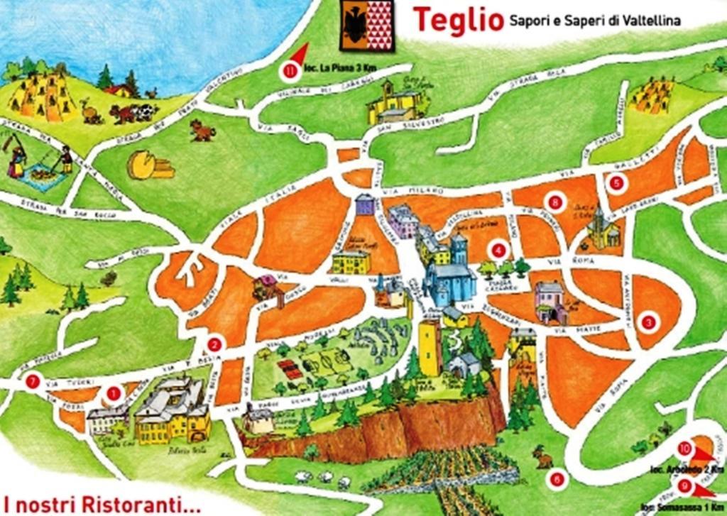 Casa Giuliana Leilighet Teglio Rom bilde